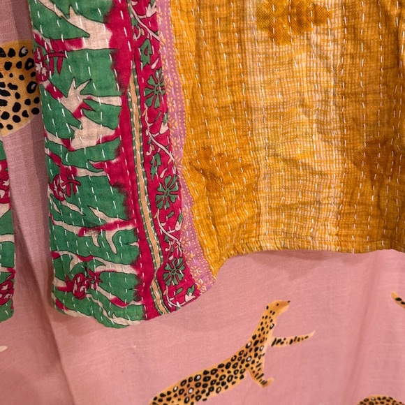 Karma Nepal Crafts Kantha Wide Leg Pants - Picture 5 of 9